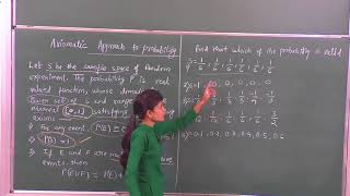 MATHSXI1605 Axiomatic approach to probability Pradeep Kshetrapal channel [upl. by Triley]