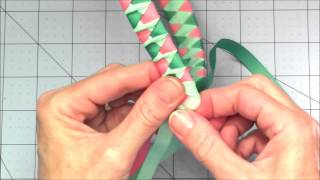 Woven Ribbon Headband with a Twist Tutorial [upl. by Ambur305]