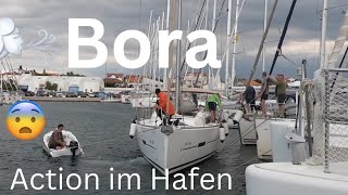 Hafenkino  Boat Fail  Croatia Sailing  Yacht Crash  Fails  Bora  Kroatien  Nautic Markt TV [upl. by Eadmund]