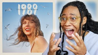 TAYLOR SWIFT 1989 TAYLORS VERSION FULL ALBUM REACTION 🥹 [upl. by Lacefield]