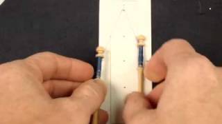 Hanging Pairs of Bobbins on a Pin [upl. by Naitsihc]