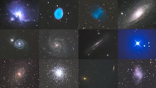 20 Deep Sky Objects through my 10quot Telescope  Live View [upl. by Edy]