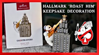 Ghostbusters Hallmark Stay Puft Roast Him Keepsake Decoration  Unboxing amp Review [upl. by Thia]