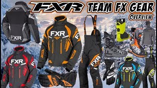 FXR Racing  Team FX Series Mens Winter Riding Gear 2019  In Depth Overview  Royal Distributing [upl. by Cappello922]