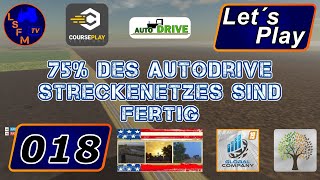 Cornbelt 16fach Let´s Play LS19 Folge 018 Das AutoDrive Streckennetz ist bald fertig [upl. by Merrili]