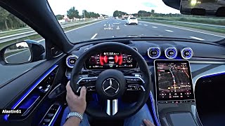 The New Mercedes C Class AMG 2024 Test Drive [upl. by Ekal]