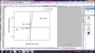 How to find Saturation Magnetization  Retentivity  Coercivity from VSM data [upl. by Phila287]