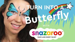 Spread Your Wings And Butterfly  Speedy Facepaint Tutorial [upl. by Bronson]