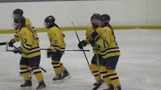 Simsbury High School Trojans Girls Hockey December 16 2017 [upl. by Oeflein106]