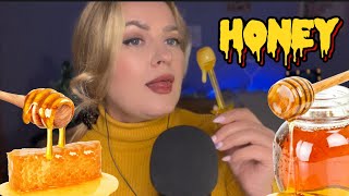 АСМР МЁД 🍯 asmr eating honey 😋 [upl. by Kirkpatrick]