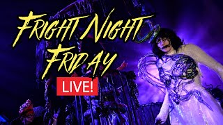 Live Fright Night Friday at Halloween Horror Nights Universal [upl. by Akisey795]