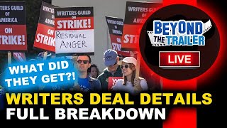 WGA Deal Details  2023 Writers Strike OVER But What Did They Get EXPLAINED amp BREAKDOWN [upl. by Killigrew]