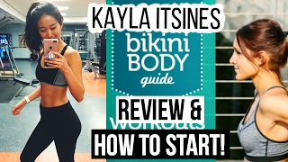 KAYLA ITSINES  BBG REVIEW  HOW TO GET STARTED  NeonRouge73 [upl. by Sisile]