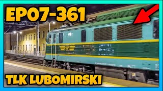 Rarytas Z WYJĄTKOWO WYDŁUŻONYM quotTLK Lubomirskiquot z GDYNI do PRZEMYŚLA Pociągi PKP Intercity [upl. by Georgy645]