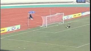 Football Malaysia V Myanmar in Asean University Games [upl. by Nekciv]