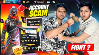 As Gaming Came To My House And Scam My 1M Diamonds Big Fight Free Fire [upl. by Eyllek]