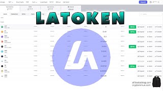 LATOKEN exchange el intercambio que utilizo para cambiar ZENIQ por BTC o USDT [upl. by Yager]