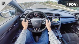 2020 Honda Civic SPORT PLUS 15 Turbo 182 HP  Manual Gearbox  4K POV TEST DRIVE [upl. by Ttenaj]