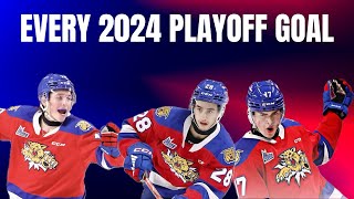 Every Moncton Wildcats 2024 Playoff Goal [upl. by Duwalt]