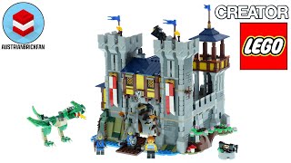 LEGO Creator 31120 Medieval Castle  LEGO Speed Build Review [upl. by Pik]