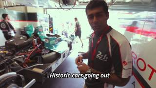 Karun Chandhok Garage Tour  Murphy Prototypes Le Mans 2015 [upl. by Wind143]