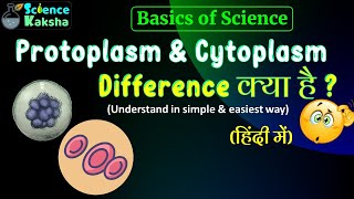 Protoplasm amp Cytoplasm  Difference between protoplasm amp cytoplasm  Science Kaksha [upl. by Lupe]