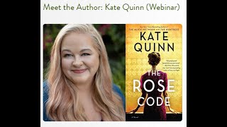 Meet the Author Kate Quinn [upl. by Barbabas372]