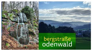 Sagenweg Wildweibchenstein  Hiking Wandern im Odenwald [upl. by Iridissa]