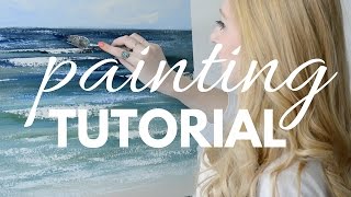 PAINTING TUTORIAL with Acrylic for Beginners  Katie Jobling Art [upl. by Melas634]