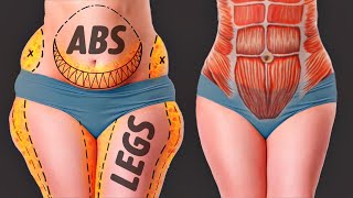 FLAT BELLY  SLIM THIGHS  30 MIN ABS amp LEGS WORKOUT [upl. by Edris]