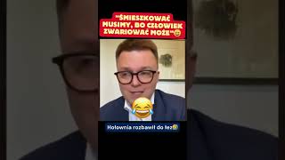 Jakubiak wyśmiewa legendarną odklejkę Hołowni D polityka polskapolityka humor viralshorts [upl. by Kleon]