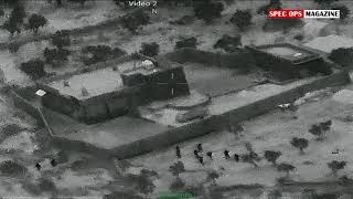 alBaghdadi Raid JSOC’s Drone Footage Reveals Intense Combat [upl. by Ykceb]