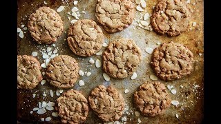 Almond Butterscotch Cookies vegan and gluten free [upl. by Aihsetel801]