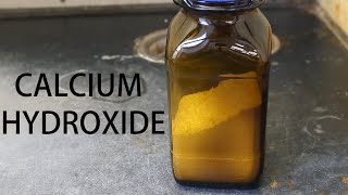 How to make Calcium Hydroxide CaOH2 [upl. by Tingey]