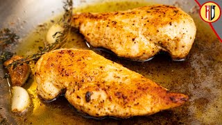 How to cook chicken breast in a pan with butter [upl. by Skyler]