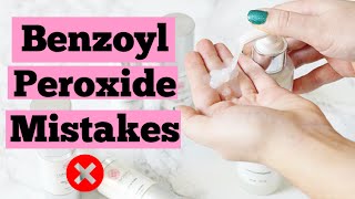 How to Use Benzoyl Peroxide for Acne Treatment  How To Get Clear Skin Fast  Acne Remedy [upl. by Ztnaj]