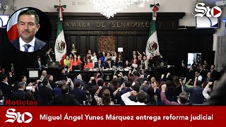 Miguel Ángel Yunes Márquez entrega reforma judicial [upl. by Trillby]