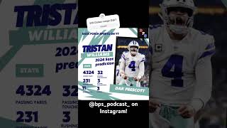 Dak Prescotts 2024 stats nfl football nflfootball cowboys cowboysnation sports predictions [upl. by Orips]