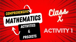 Comprehensive Mathematics Activities and Projects Class X  To experimentally find the HCF [upl. by Geiss]