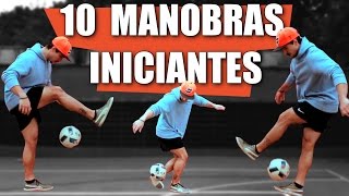 10 MANOBRAS PARA INICIANTES Futebol Freestyle  10 BEGINNER FREESTYLE TRICKS [upl. by Modeerf]