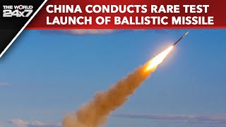 China Missile Test  China Conducts First Public Test Launch Of Intercontinental Ballistic Missile [upl. by Napier]