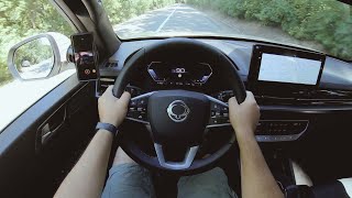 KGM SsangYong Musso Grand 2024 Facelift POV Test Drive [upl. by Allisurd]