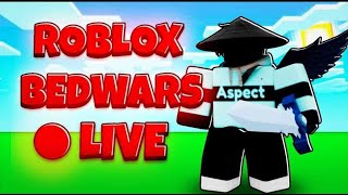 ROBLOX BEDWARS LIVE WITH VIEWERS [upl. by Gabbey]