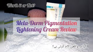 MelaDerm Skin Lightening and Freckles Cream Review  Benefits  Niqabi Beauty [upl. by Teri386]