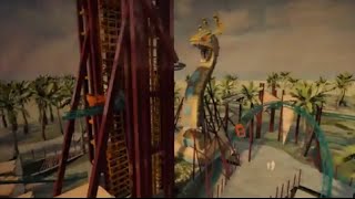 Cobras Curse Animated Preview 2016 New Roller Coaster Busch Gardens Tampa [upl. by Chip]