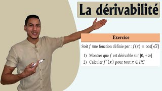 dérivabilité 2bac exercices  dérivé de composé de deux fonctions  dérivabilité de fonction composé [upl. by Ralyat]