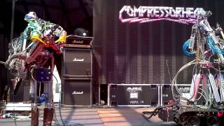 Compressorhead live at The Big Day Out 2013 up close in HD [upl. by Valentijn]