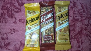 Review of Reload granola bars  Healthy snack on the go  Granola bars [upl. by Amling]