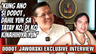 DODOT JAWORSKI NA ANAK NG PBA LEGEND NA SI SONNY JAWORSKI  EXCLUSIVE INTERVIEW [upl. by Kelby286]