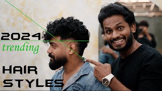 2024 Best Hair style trends  Mens Fashion Tamil  Haircut [upl. by Aihsenet407]